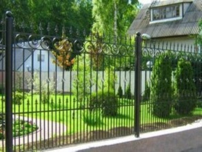Кованые заборы на ленточном фундаменте 80 метров фото в Лыткарино